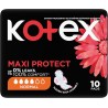 Kotex® Maxi Protect Pads - Normal Plus Wings - 10's